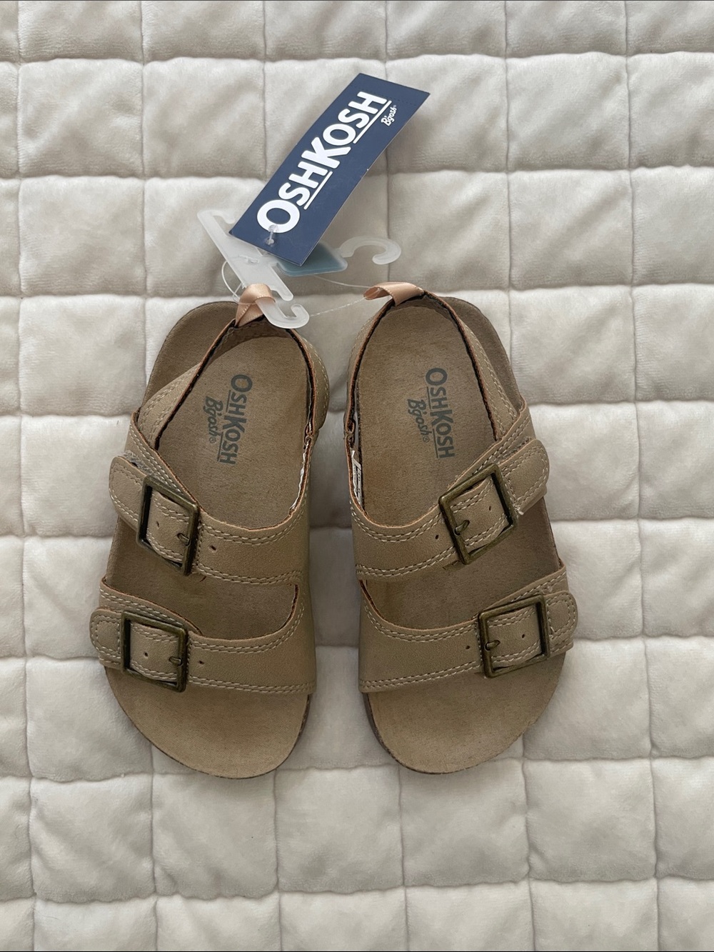 OshKosh B'gosh Kids Brown Double-Buckle Sandals